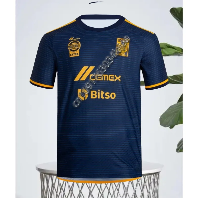 

MOTO-New 23/24 Away Tigres Football Jersey Adults Kids Summer Sports Soccer Training Tees Quick-Dry Short Sleeve Tops Clothing