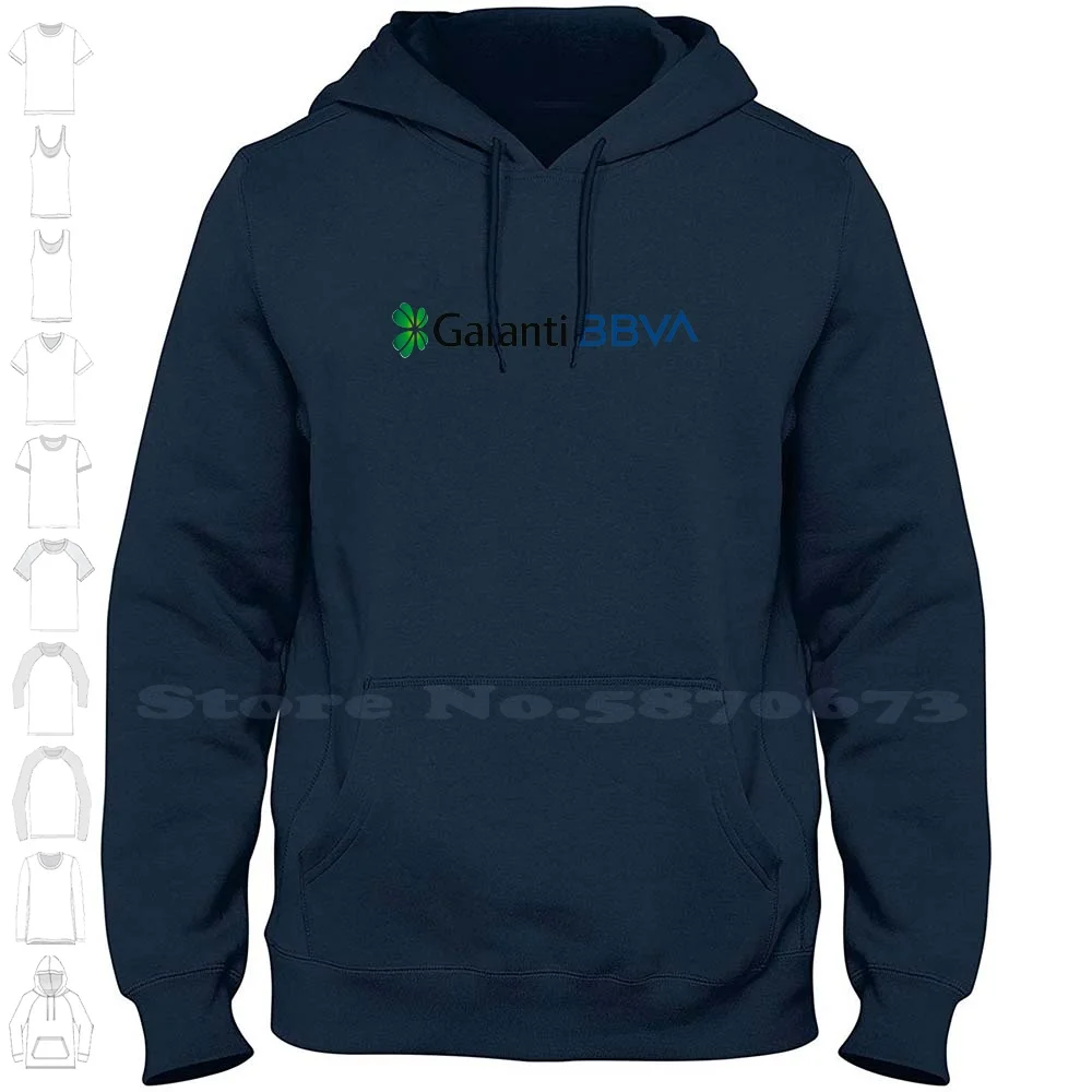 Garanti Logo Casual Clothing Sweatshirt Printed Logo 100% Cotton Hoodie