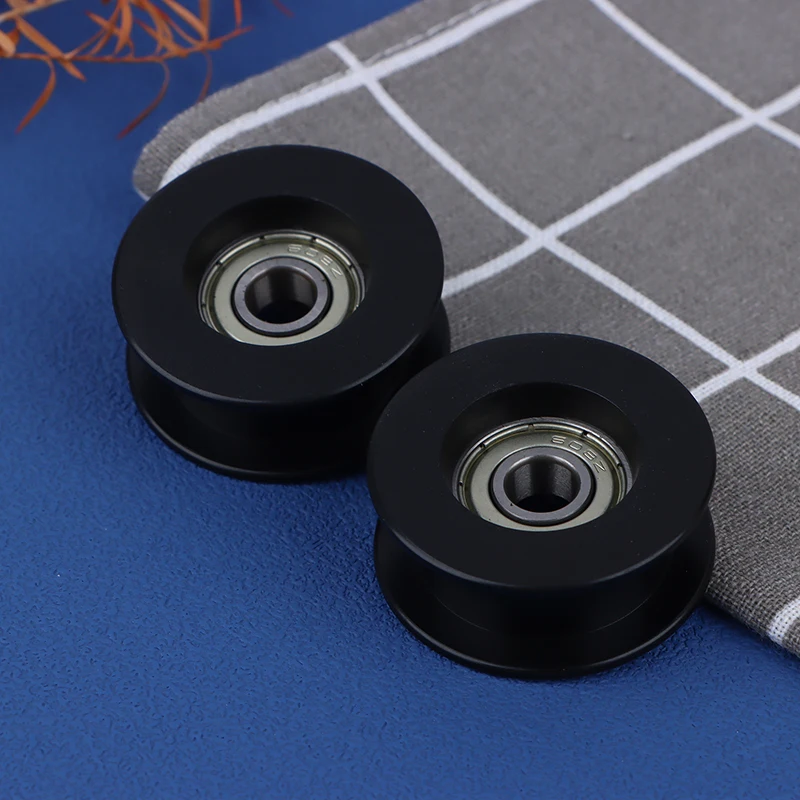 Polea mecánica acanalada de Metal, rueda rodante de ranura en H, accesorios mecánicos de conducción, 1 piezas, 6088ZZ