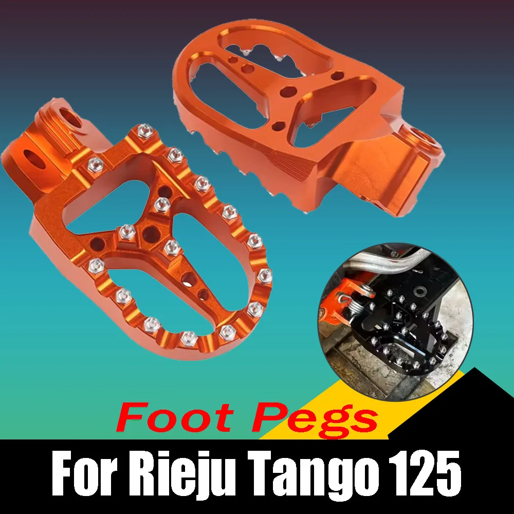 For Rieju Tango 125 2021 2022 2023 2024 2025 2026 Motorcycle Accessories Footrest Footpeg Foot Pegs Rest Foot Pedals