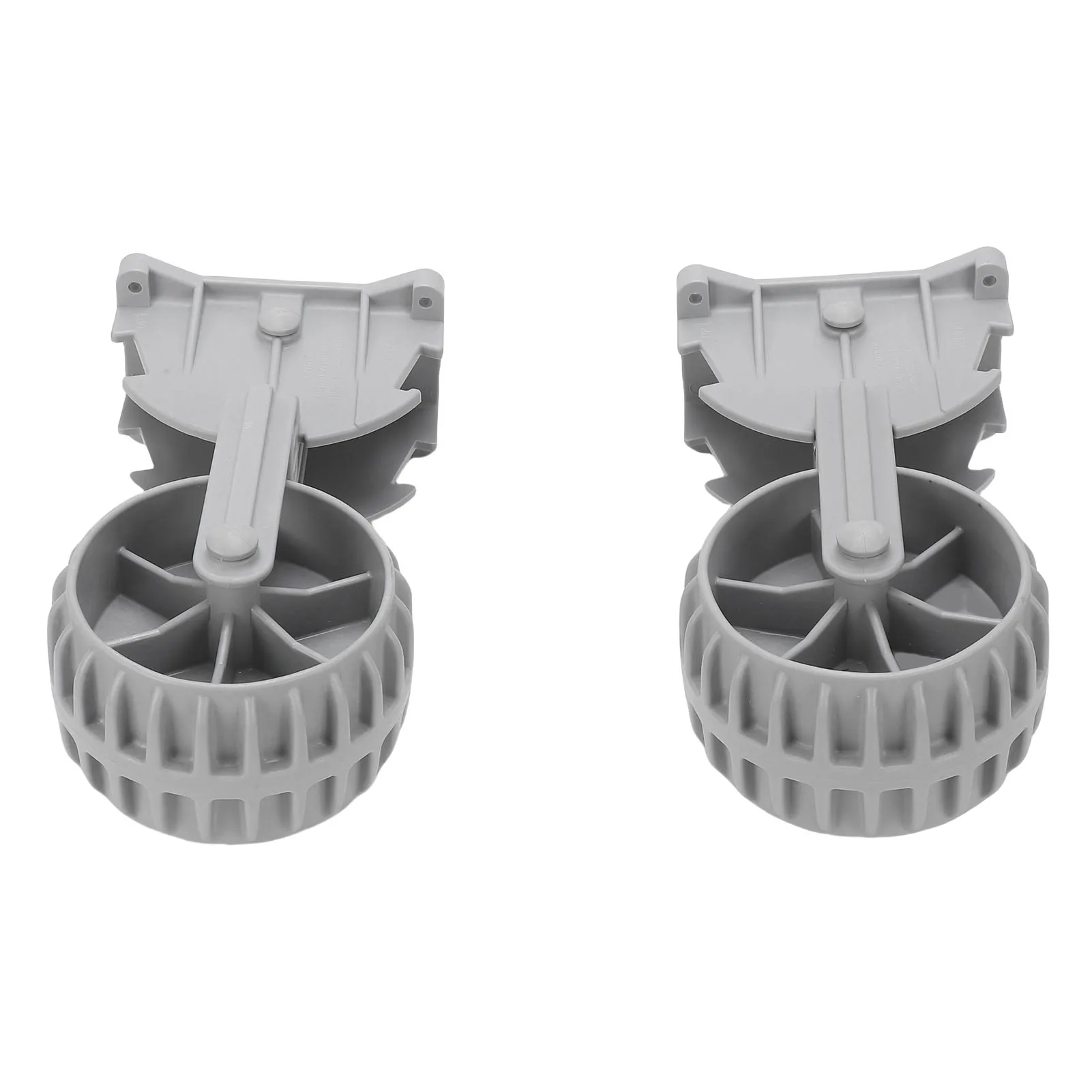 

1 Pair Inflatable Boat Launching Wheels Locking Wheel Engineering Plastic Flip Up Dinghy Towing Wheels for Boat Trailer Trolly