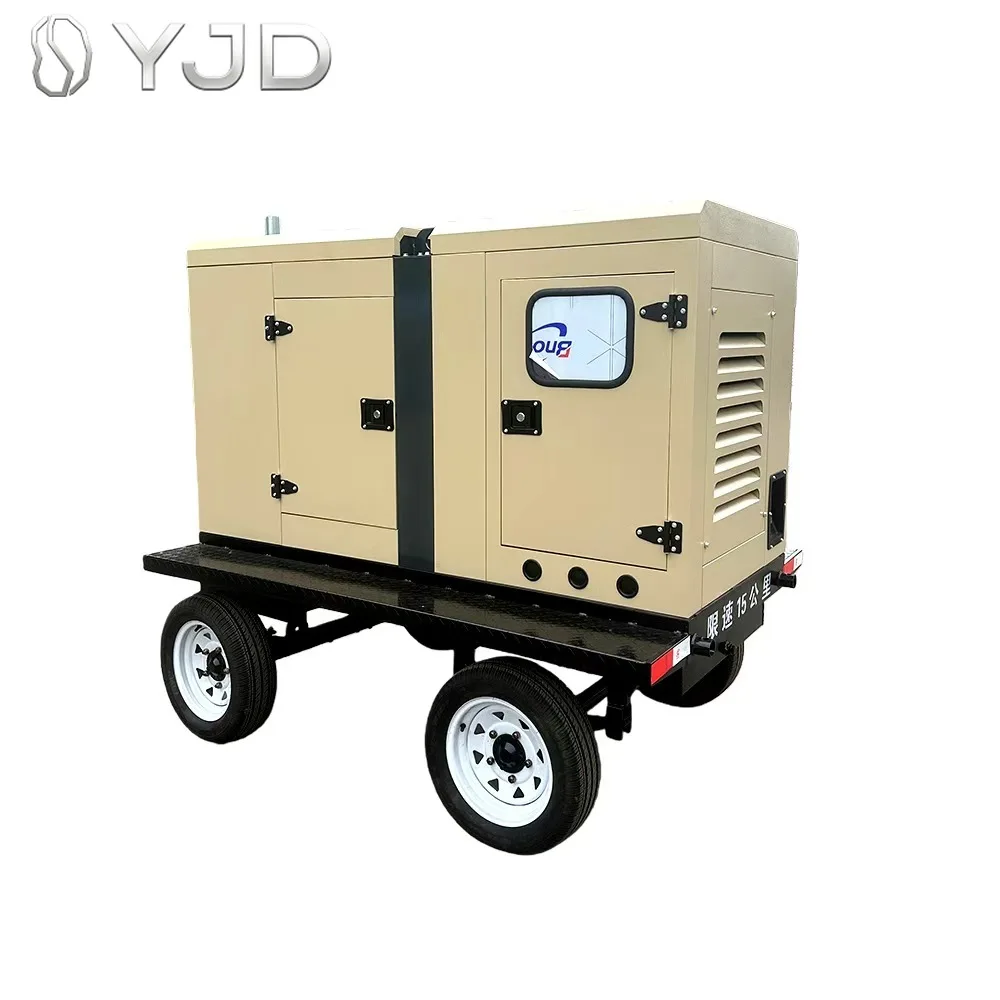 Generador Silencioso Diésel de 30KW 40KW 50KW, Generador Eléctrico con Alternador 100% Cobre, Sin Escobillas, 1500rpm, 50Hz 60Hz
