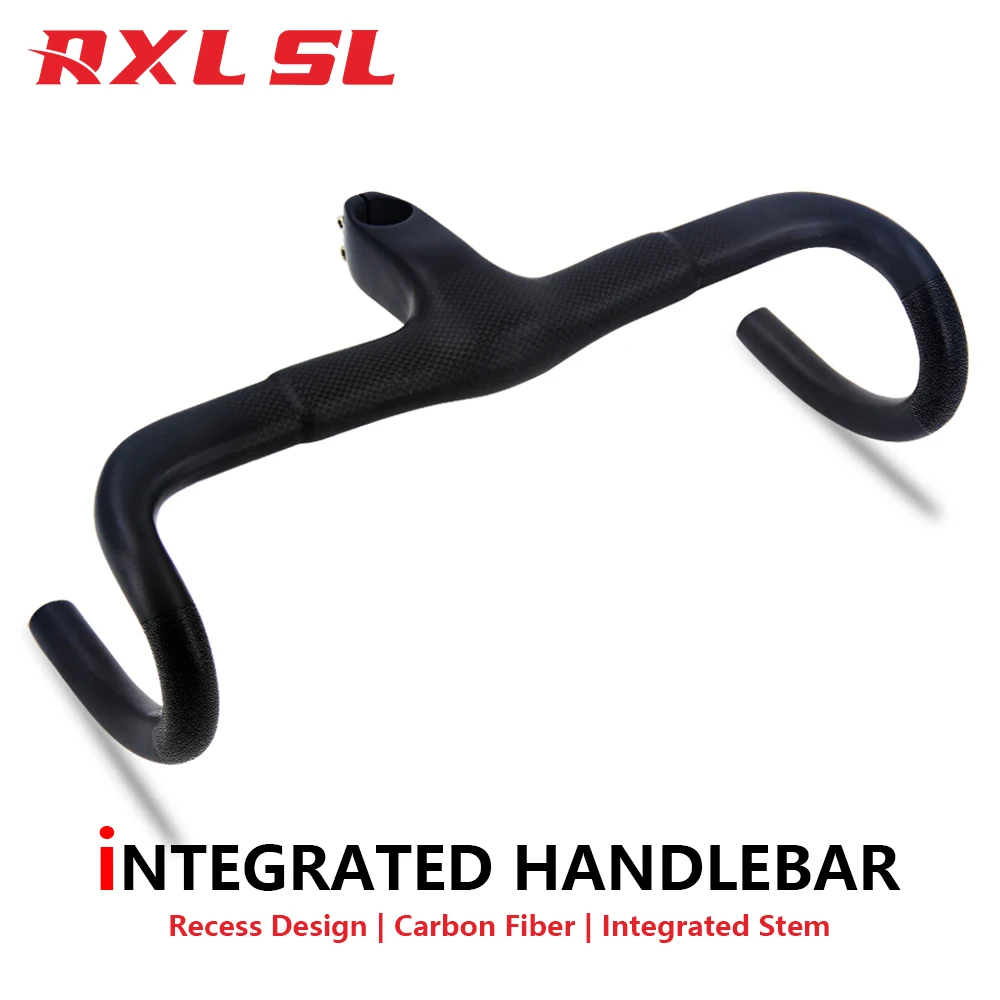 Carbon Road Handlebar,1-1/8\