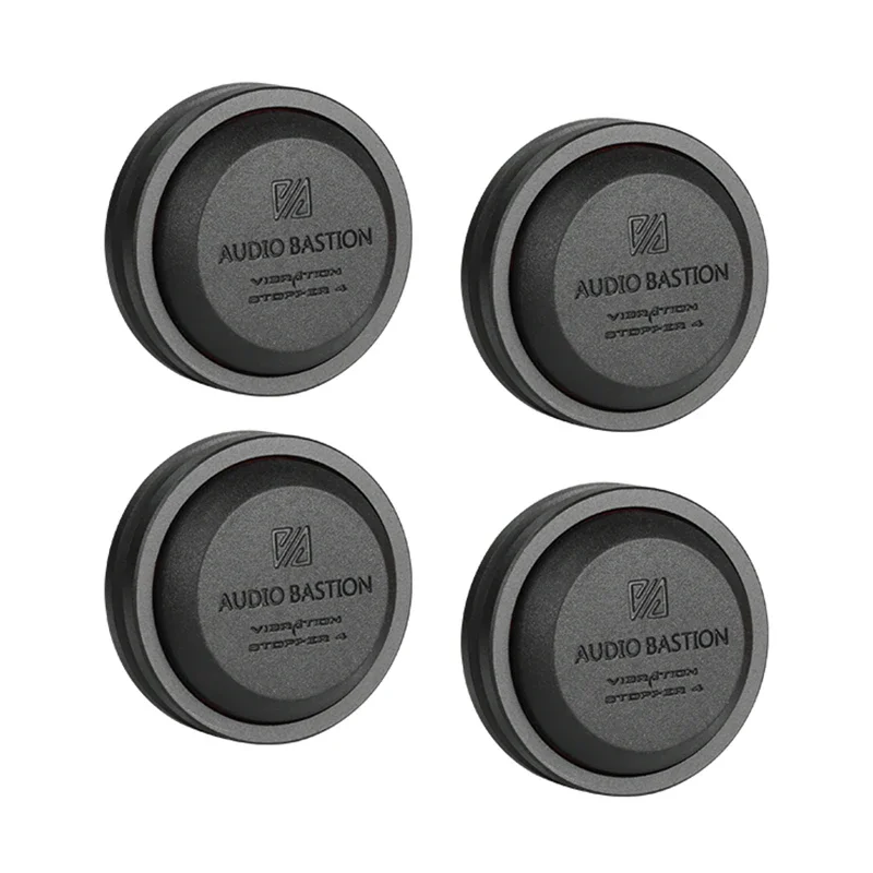 4 pçs alto-falante de áudio pré-amplificador dac portátil anti-choque absorção de alta fidelidade sílica gel pé prego pés almofadas absorção almofada de choque t0252