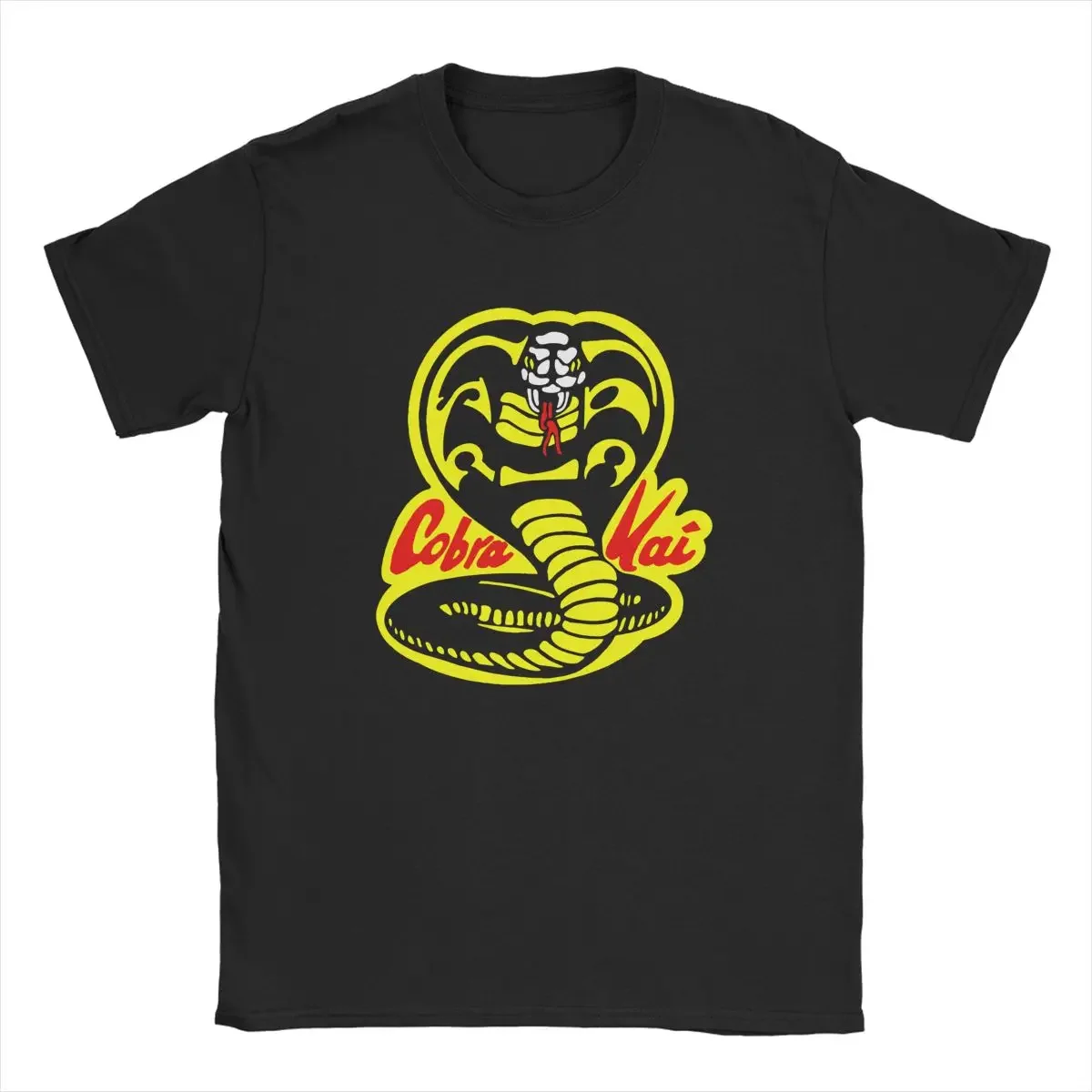 Karate Kid Cobra Kai Vintage T-Shirt Men Funny 100% Cotton Tee Shirt Round Neck Short Sleeve T Shirt Gift Clothes