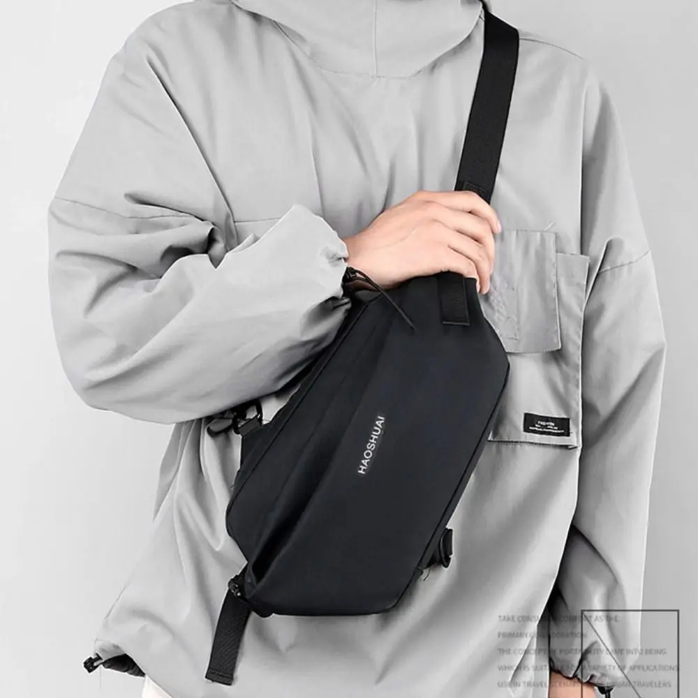 

Casual Multi-functional Men Crossbody Bag Waterproof Large Capacity Shoulder Bag Handbag Coin Purse Sport Chest Bag Unisex