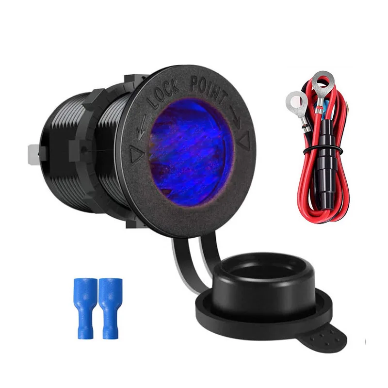 Sigarettenaansteker Auto Marine Motor ATV RV Aansteker Stopcontact Stopcontact Bakje 12V Waterdichte Stekker