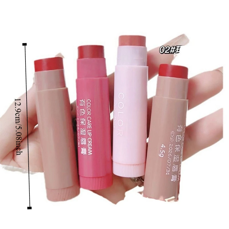 Colored Moisturizing Color Changing Lipstick Multifunctional Remove Dead Skin Lip Care Cream Anti Drying Solid Color Lip Gloss