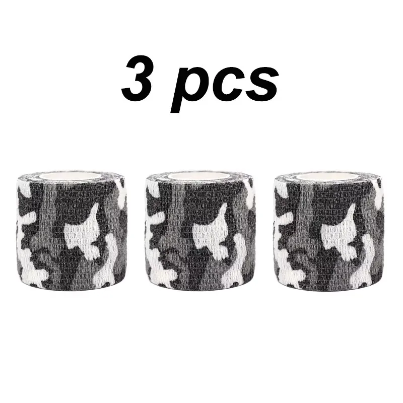 4.5m Camouflage Elastic Bandage Hunt Disguise Wrap Tape Self Adhesive Sports Protector Ankle Knee Finger Arm Pet Tattoo Bandage
