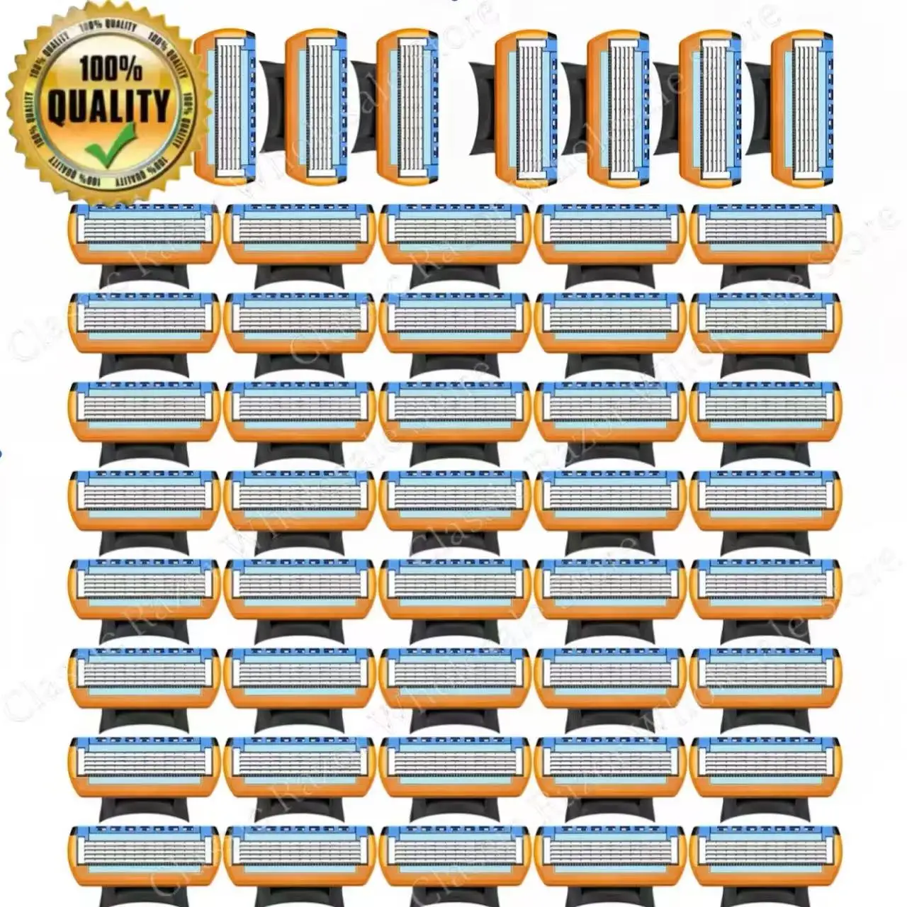 Classic 5-layer Razor Blade Men's replacement Safety Manual Shaving Blade Reusable Replacement Razor Blades For Fusion 5