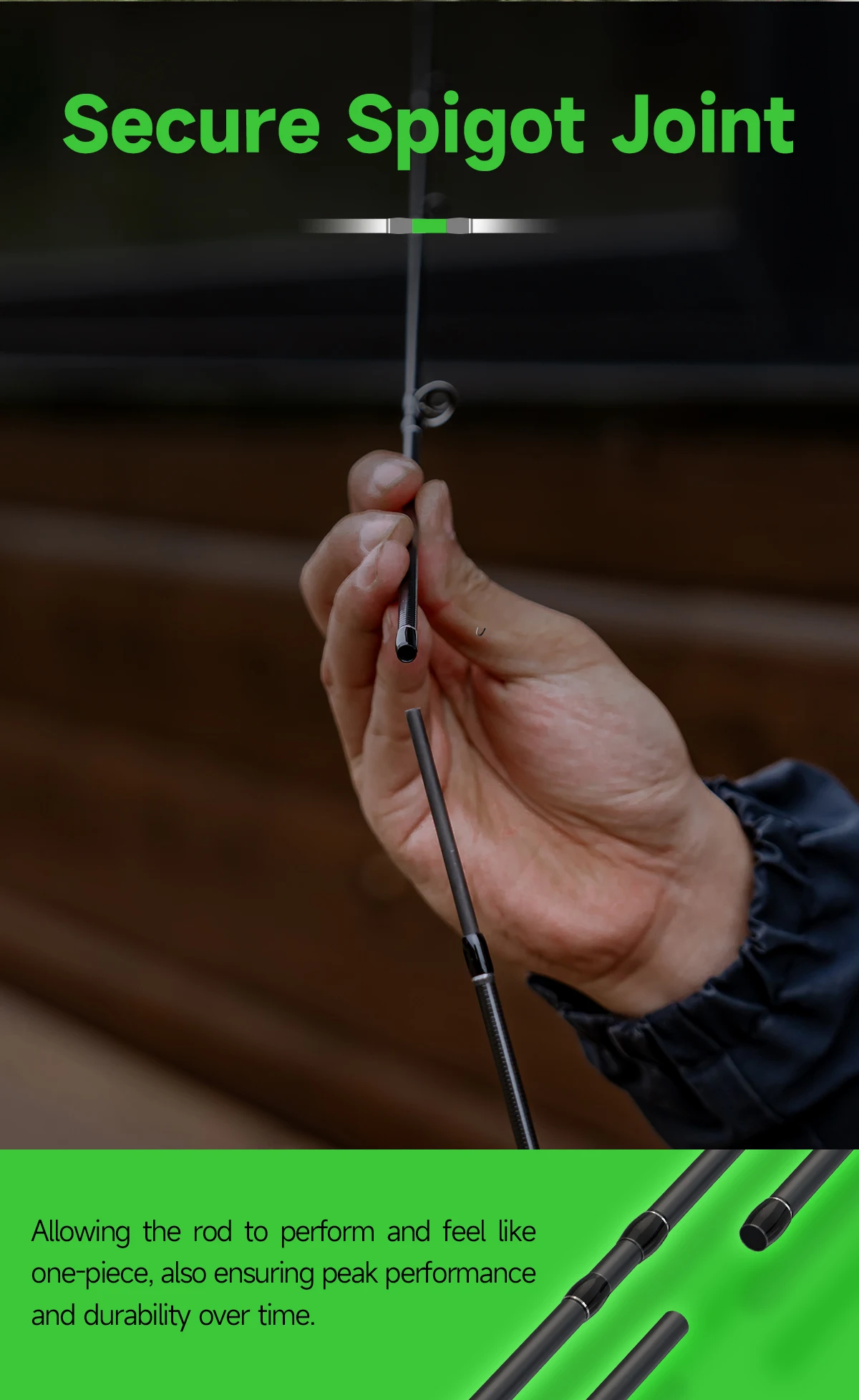 [Aus Polen] HANDING 78g Magic L Micro BFS Angelrute UL/L Power 30T Carbon Angelrute Ködergewicht 1-8g FUJI ® O+A Führungsringe – Detail 8