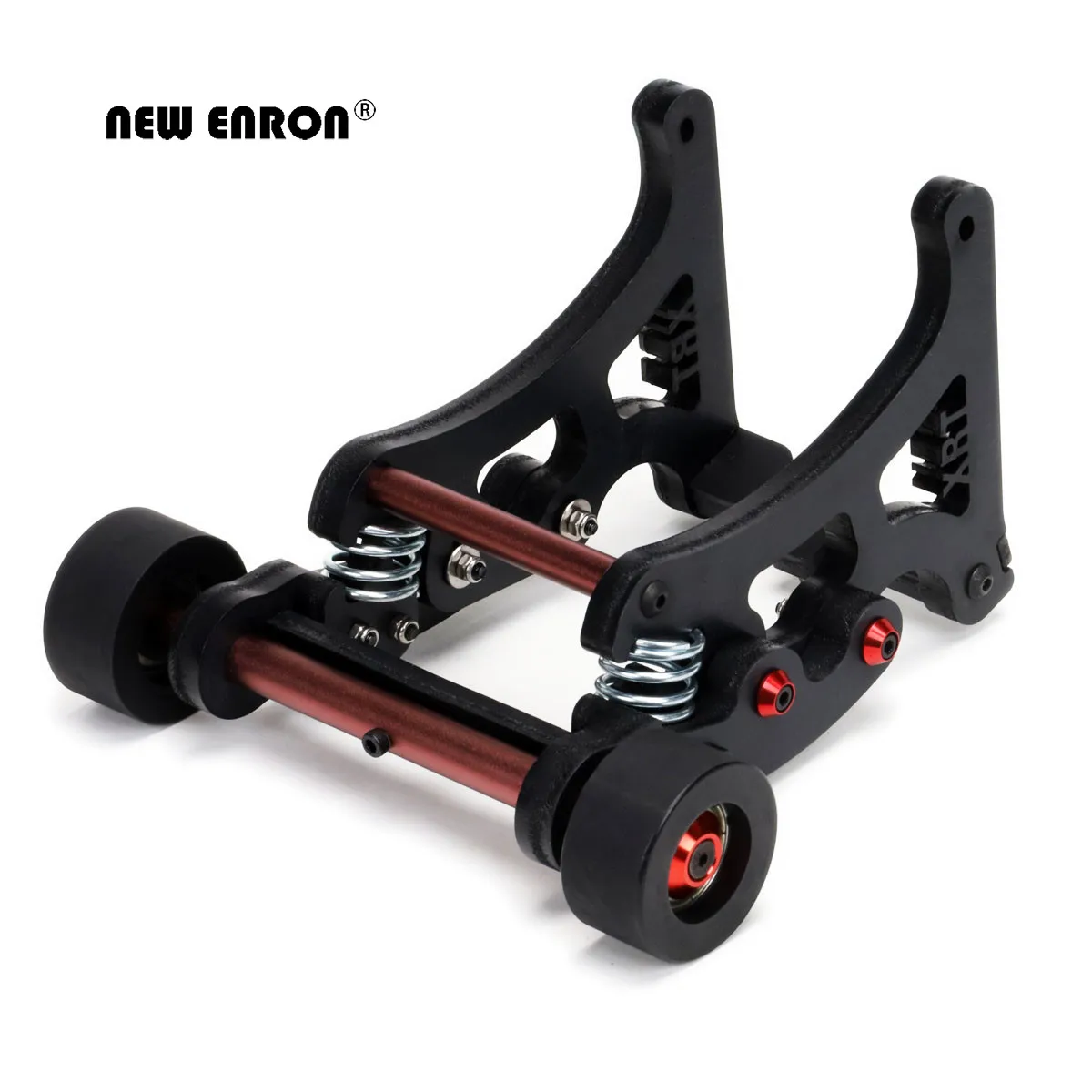 ใหม่ ENRON ไนลอน Head-Up Double ล้อ Tumbling Wheelie Bar สําหรับ RC 1/6 TRAXXAS XRT 8S