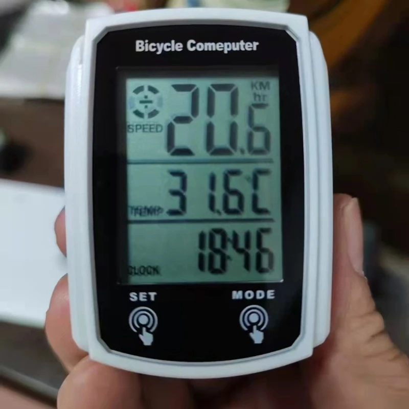 Mini Bike Computer Waterproof Bicycles Speedometers Odometers with 19-Functions Bike Wire Cycling Computer