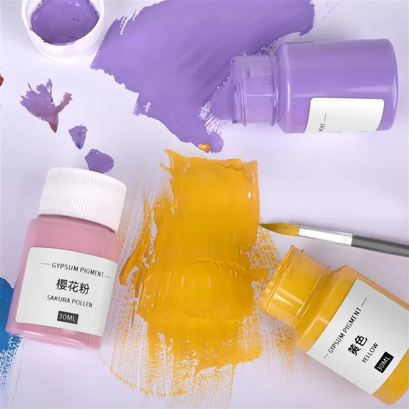 30ml Gypsum Cement Coloring Planter Pigment Gypsum Powder Color Concentrate Concrete Cement Plaster Mold DIY Handmade Supplies