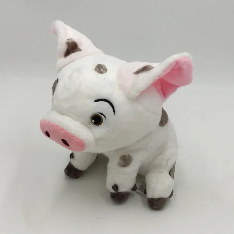 Muñecos de peluche de la película Moana para niños, de 22cm muñecos de peluche, con diseño de cerdo, Pua, animal encantador y suave de dibujos animados, ideal para regalo de cumpleaños y Navidad