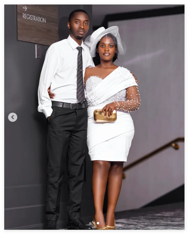 Abiti da sposa corti personalizzati Perle personalizzate Abiti da sposa a maniche lunghe Abiti da sera africani per la festa della sposa