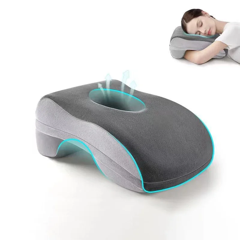 Memory Cotton Travel Pillow Neck Support Cushion Office Rest Lunch Rest Pillow Orthopedic Student Table Sleep Pillow
