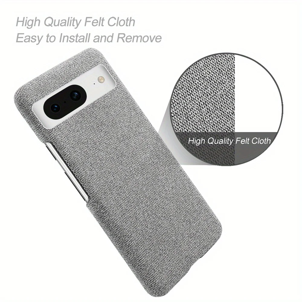 For Google Pixel 8 Pro 8 8A Case Luxury Fabric Antiskid Cover For Google Pixel 8 8pro 8A Cloth Capa