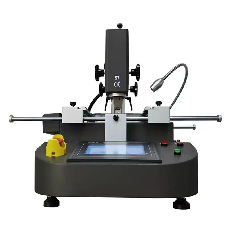S7 BGA Rework Station SMT Infrared Soldering Repair Tools IC Chip Hot Air Welding Equipment 3 Temperature Area Touch Screen