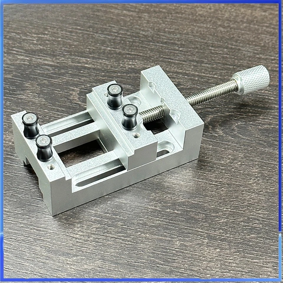 Mini Precision Bench Vise - Aluminum Alloy Multi-functional Clamp Fixture for Home DIY, Modeling & Crafts Max Clamp 47mm