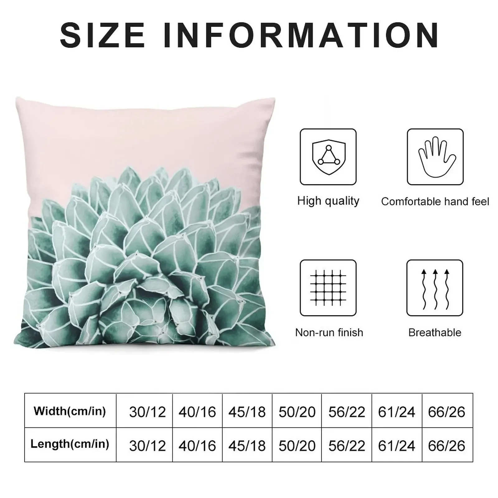 Succulent splendour - blush Throw Pillow Sofa Covers For Living Room Marble Cushion Cover Decorative pillowcase pillow