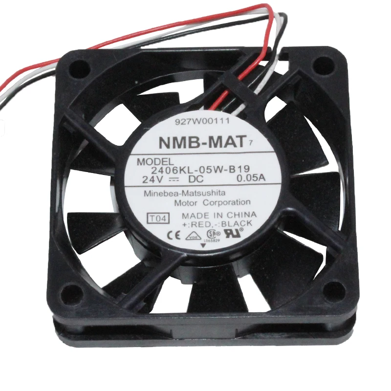 New and original 2406KL-05W-B19 6cm 60mm 6015 DC 24V 0.05A Double ball bearing mute inverter cooling fan