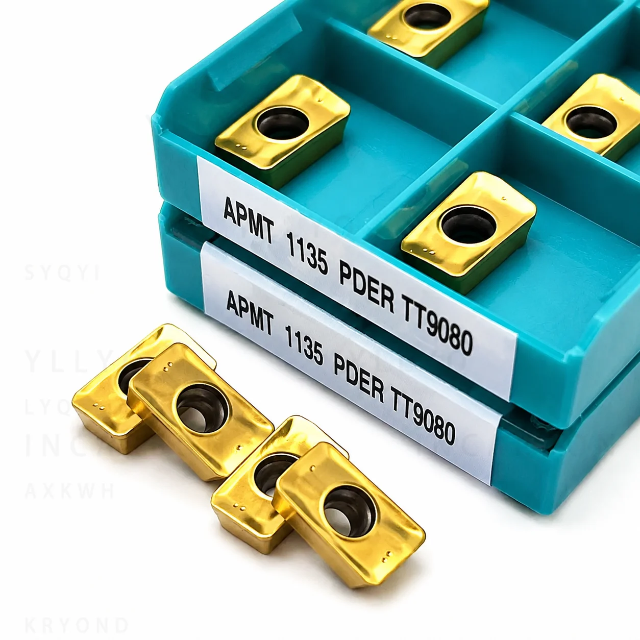10PCS APMT1135PDR APMT1604PDER TT9080 Carbide Inserts Original CNC Milling Cutter Blade for Hard Alloy Steel Tool Parts
