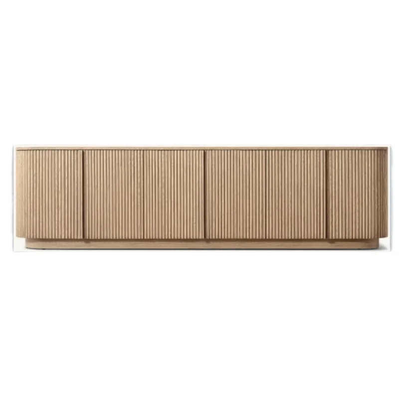 

American solid wood TV high-end luxury storage cabinet display cabinet design practical