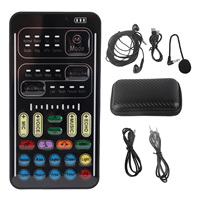 Sound Changer I9 Voice Changer Set Multifunction Portable Recording Mini Sound Card For Game Anchor Recording Computer