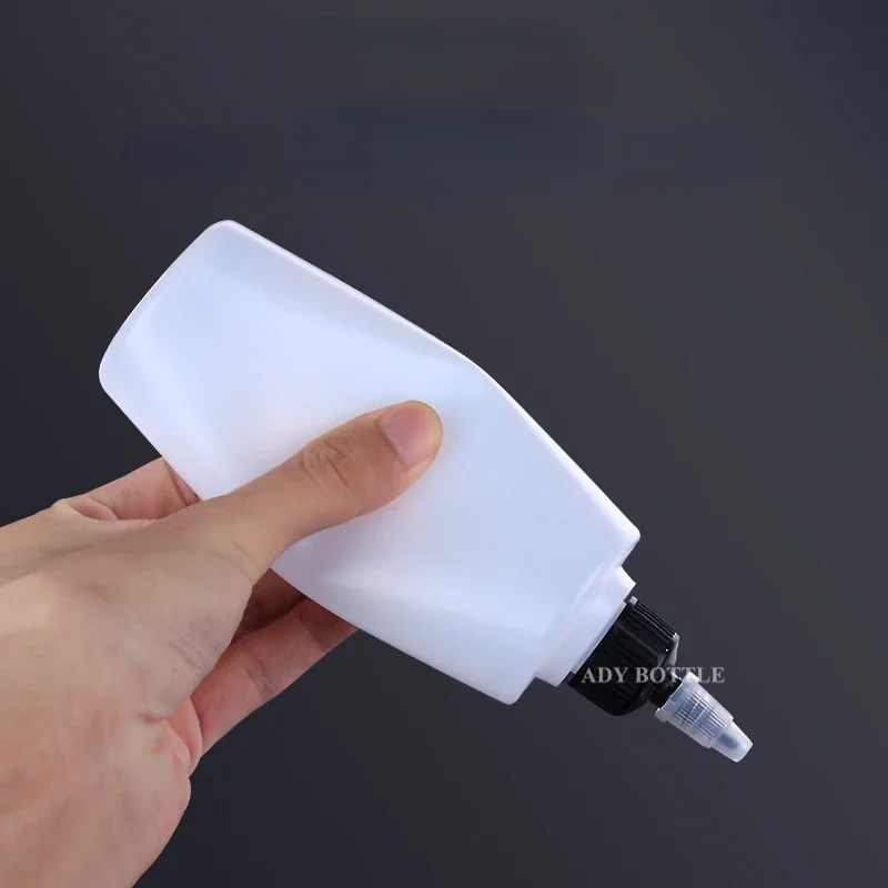 100ml 250ml Extrusion Tip Bottle Translucent Plastic Bottle Painting Ink Gel Cover Adjustment Bottle