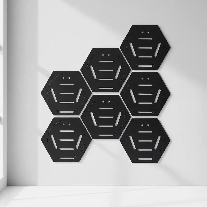 Présentoir à médailles multifonctionnel, support pour récompenses, support mural en bois pour médailles, support en nid d'abeille pour volley-ball et football, 1 pièce