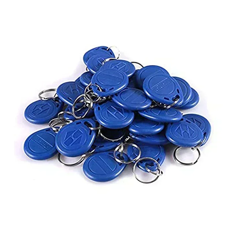 Repetitive Handheld 125KHz EM4100 5200 RFID ID Card Writer Copier Duplicator Programmer + 5pcs T5577 Rewritable Keyfobs Tags