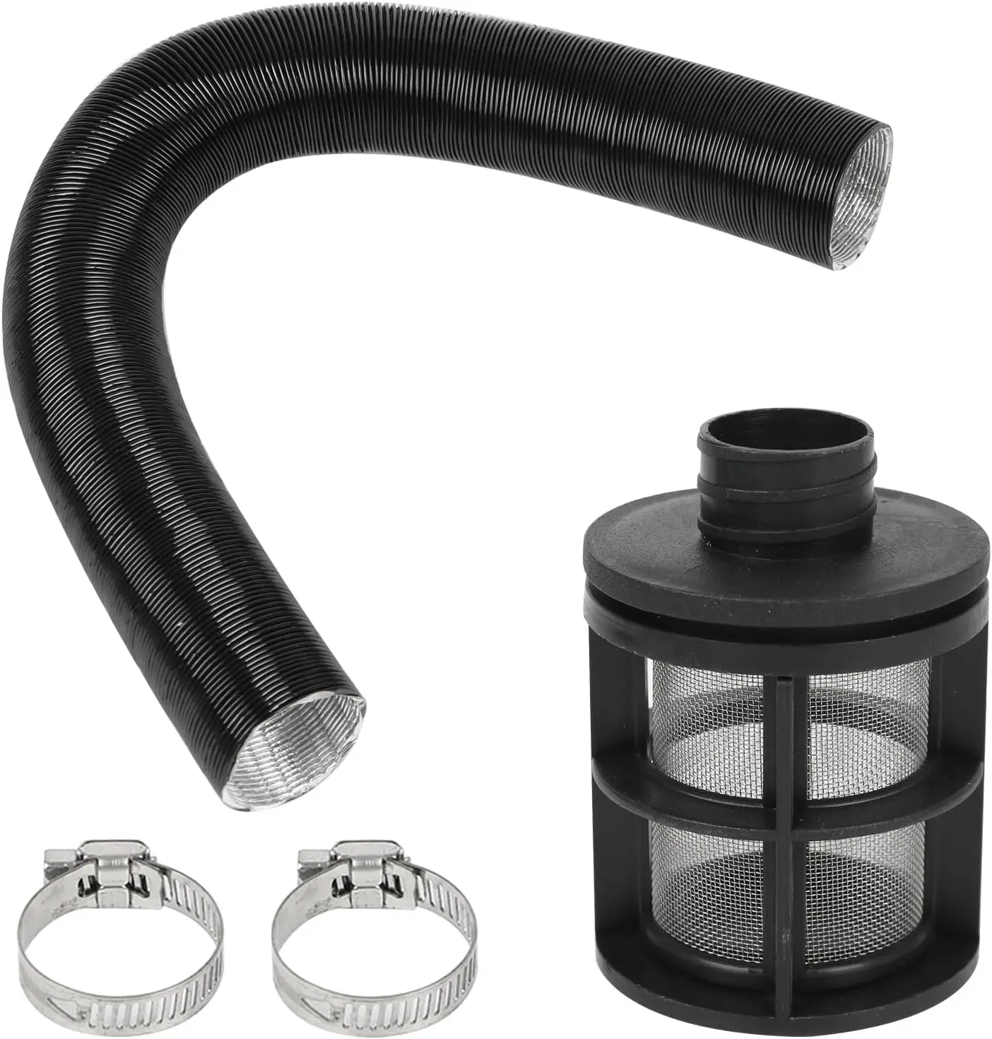 

25mm Air Intake Hose with Filter & Clamp for Webasto, Eberspacher Heaters