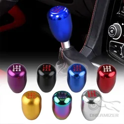 Universal Racing 5 Speed car Gear Shifter Knob Manual Automatic Gear Shift Knob Shift For Manual Transmission Aluminum
