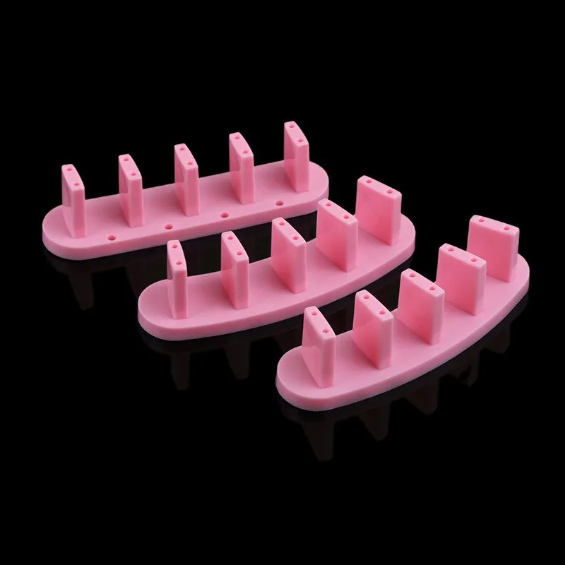 3pcs Nail Art Practice Display Practice Rack Tip Holder smalto Gel UV rimovibile che mostra ripiano Manicure Press su strumenti per unghie finte