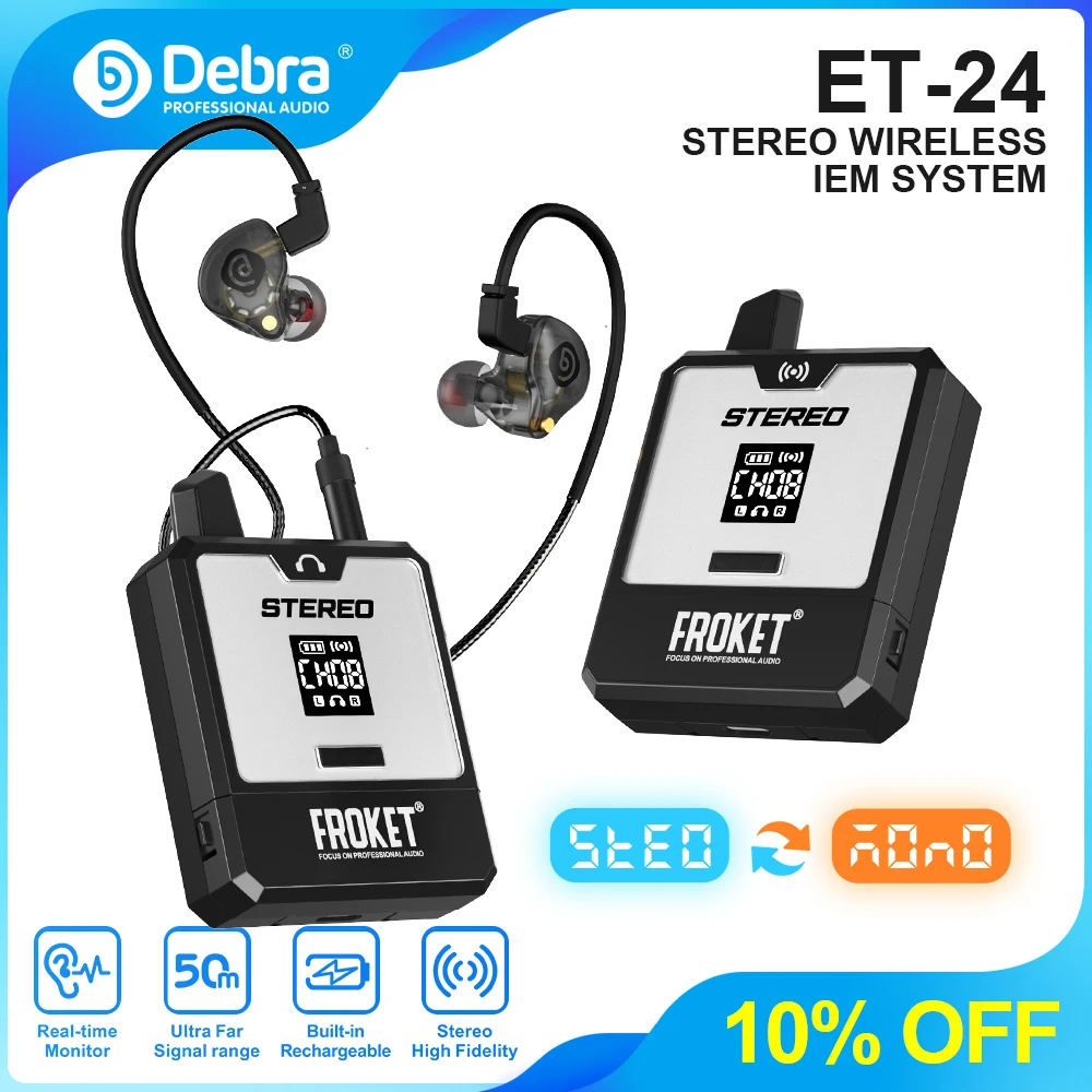 طقم جهاز إرسال محول الصوت اللاسلكي ستيريو، 2.4G رقمي 15 مللي ثانية الكمون المنخفض لجهاز عرض التلفزيون الذكي، 1 إلى متعدد #3