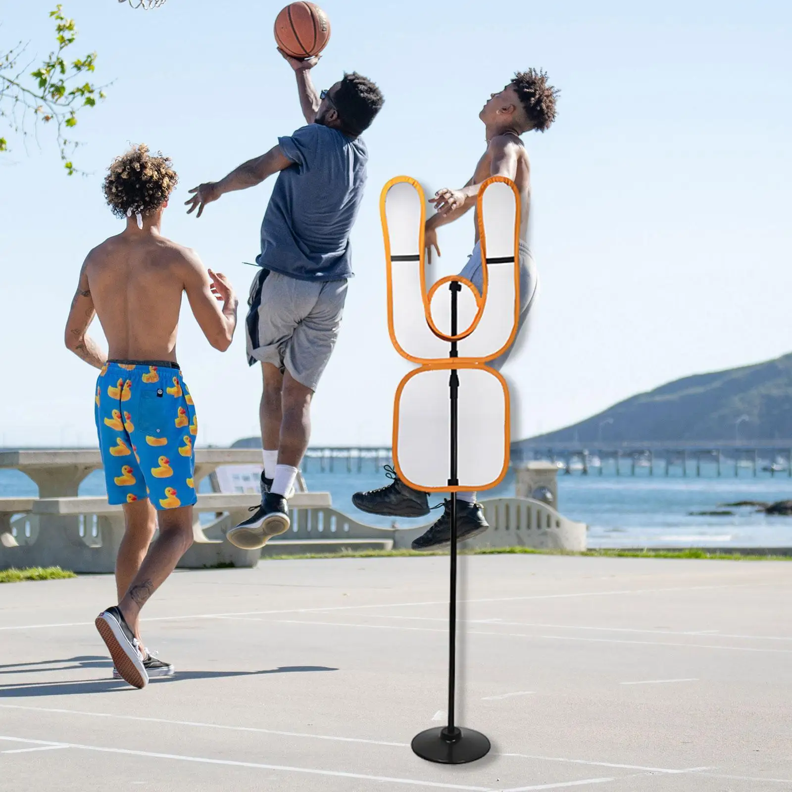 

Basketball Dummy Defender Oxford Cloth Stable Base Practice Equipment Multifunctional Blocking Tool for Basketball Kits