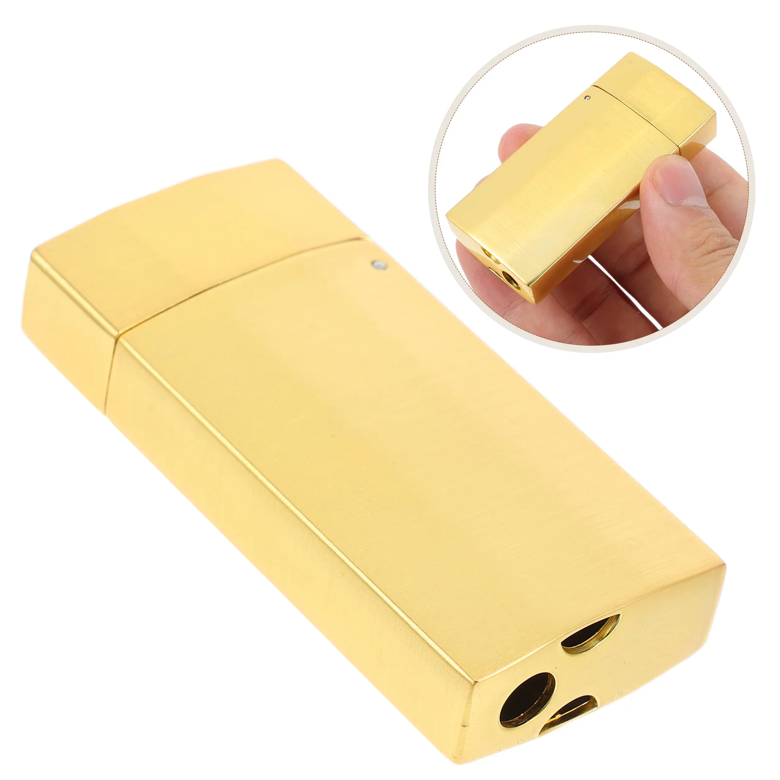

Vintage Style Lighter Case Cover Metal Portable Universal Fit Compact Design Durable Protection For Travel Home Office Cigarette