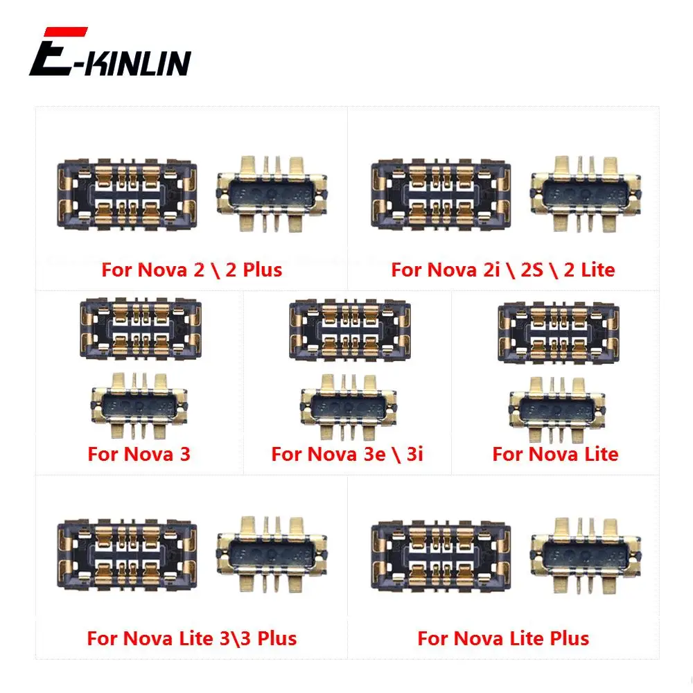 

2pcs/lot Inner Battery FPC Connector For HuaWei Nova Lite 2 3 Plus 2i 2S 3i 3e On Mainboard Flex Cable