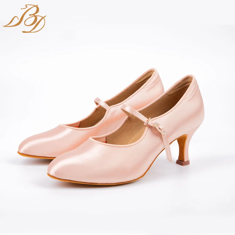 

BD Dance Fashion Designer Modern Dance Sneakers for Women Dancing Shoe Ballroom Practice Heel Protectors Ladies Princess Shoes13