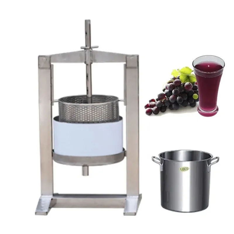 Commercial Easy To Clean Hydraulic Juicer Pomegranate Fruit Honey Juicer Grape Wine Pressing Machine Grape Wine Maker