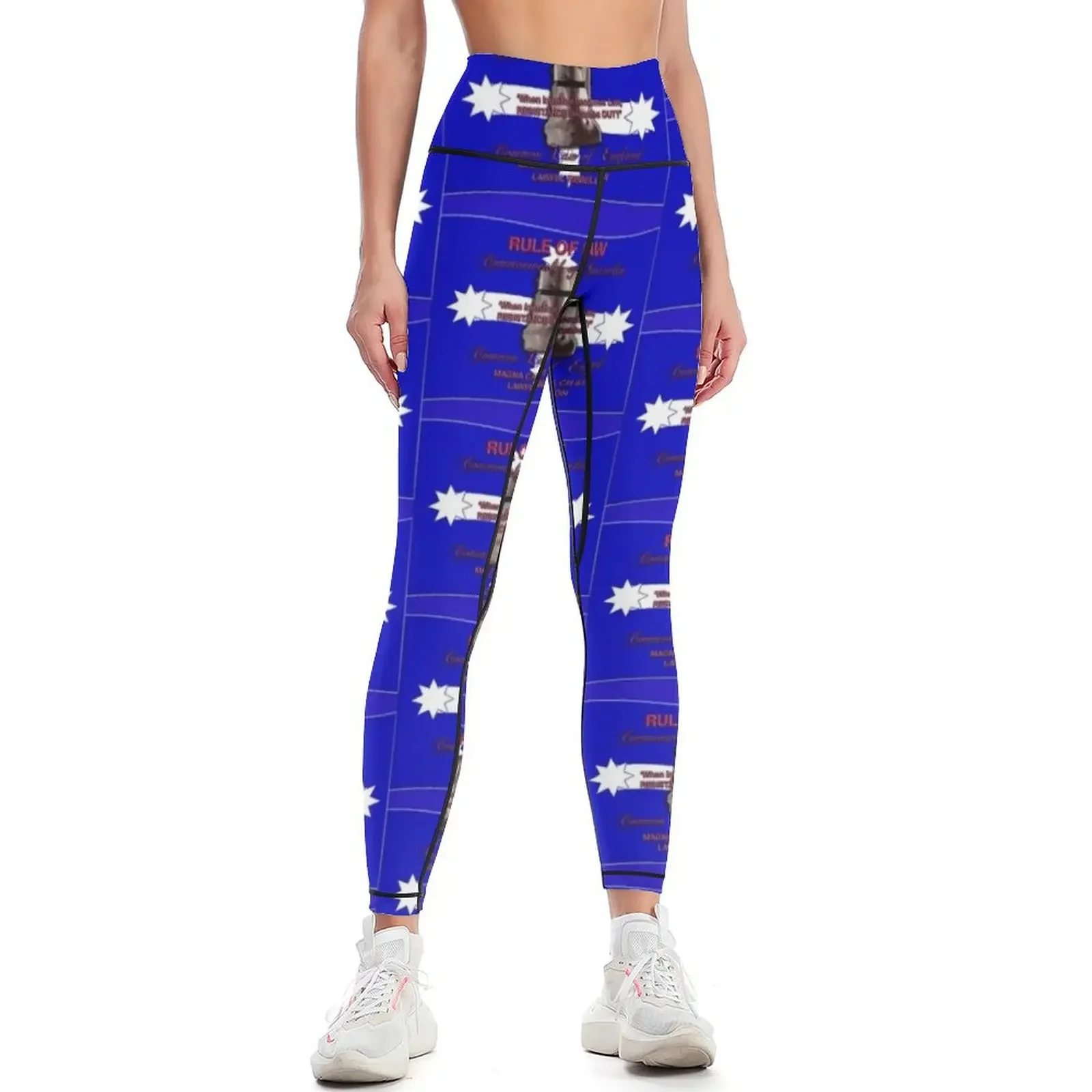 

Magna Carta Rule of Law 1215 Australia Leggings Golf wear gym clothing sport pants Womens Leggings