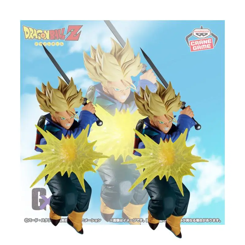 

Genuine Bandai Namco Banpresto Dragon Ball Z Torankusu Trunks G Materia Trunks Anime Figure Model Toy Gift Collector Ornament