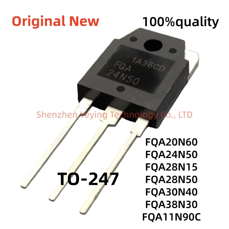 10Pcs/Lot 100% New Fqa20N60 Fqa24N50 Fqa28N15 Fqa28N50 Fqa30N40 Fqa38N30 Fqa11N90C To-247