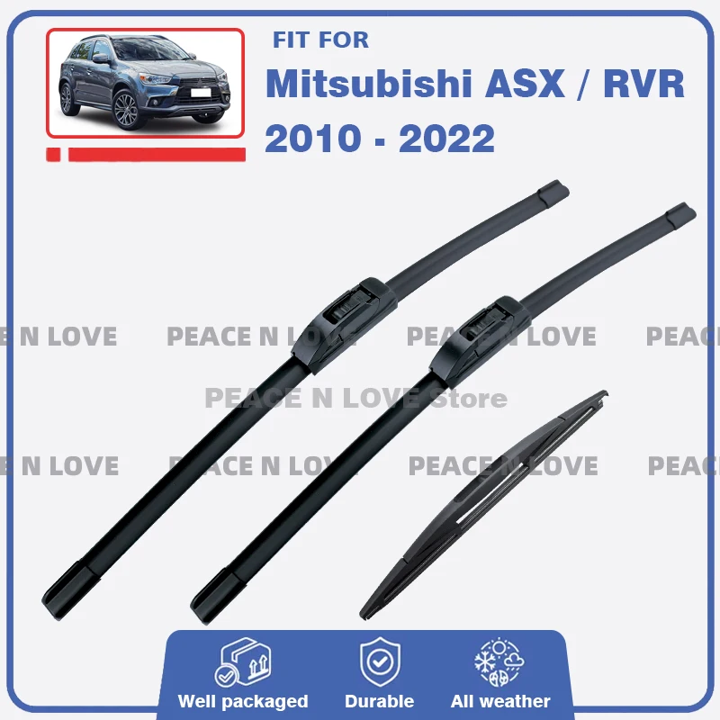 Front Rear Wiper Blades For Mitsubishi ASX / RVR Outlander Sport 2010 - 2022 Windscreen Windshield Window Washer Car Accessories
