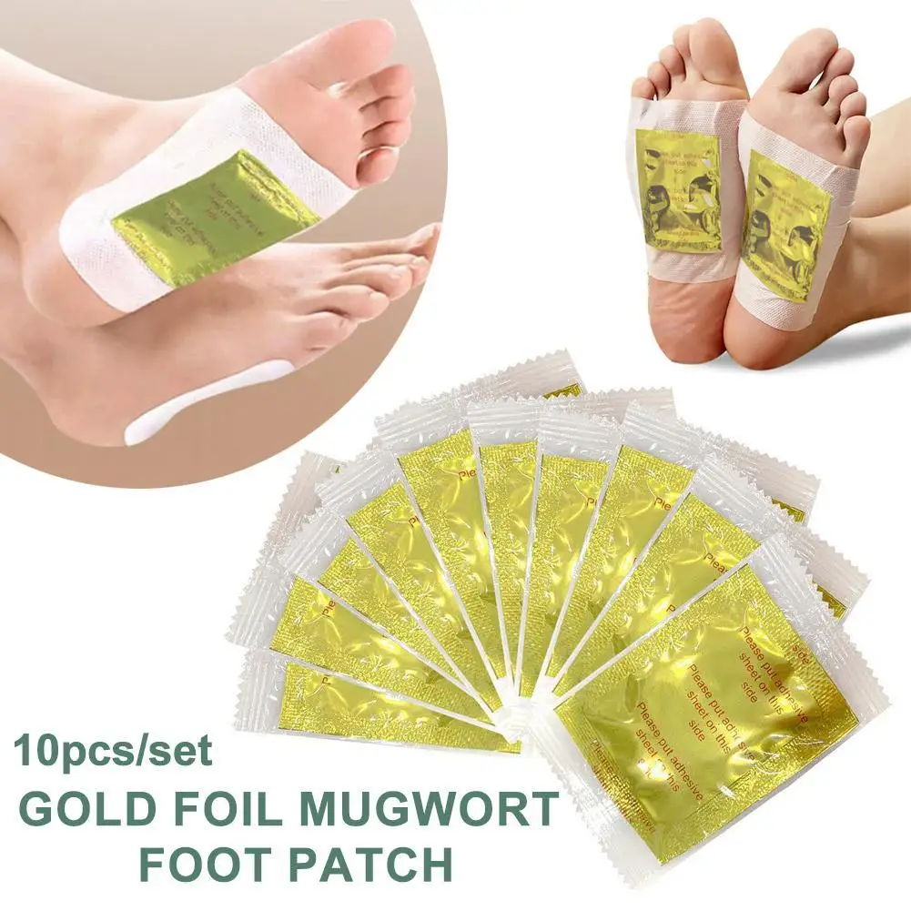 

10pcs Foot Patches Detox Deep Cleansing Foot Pads Natural Herbal Help Sleep Foot Care Stickers Relieve Stress Paster