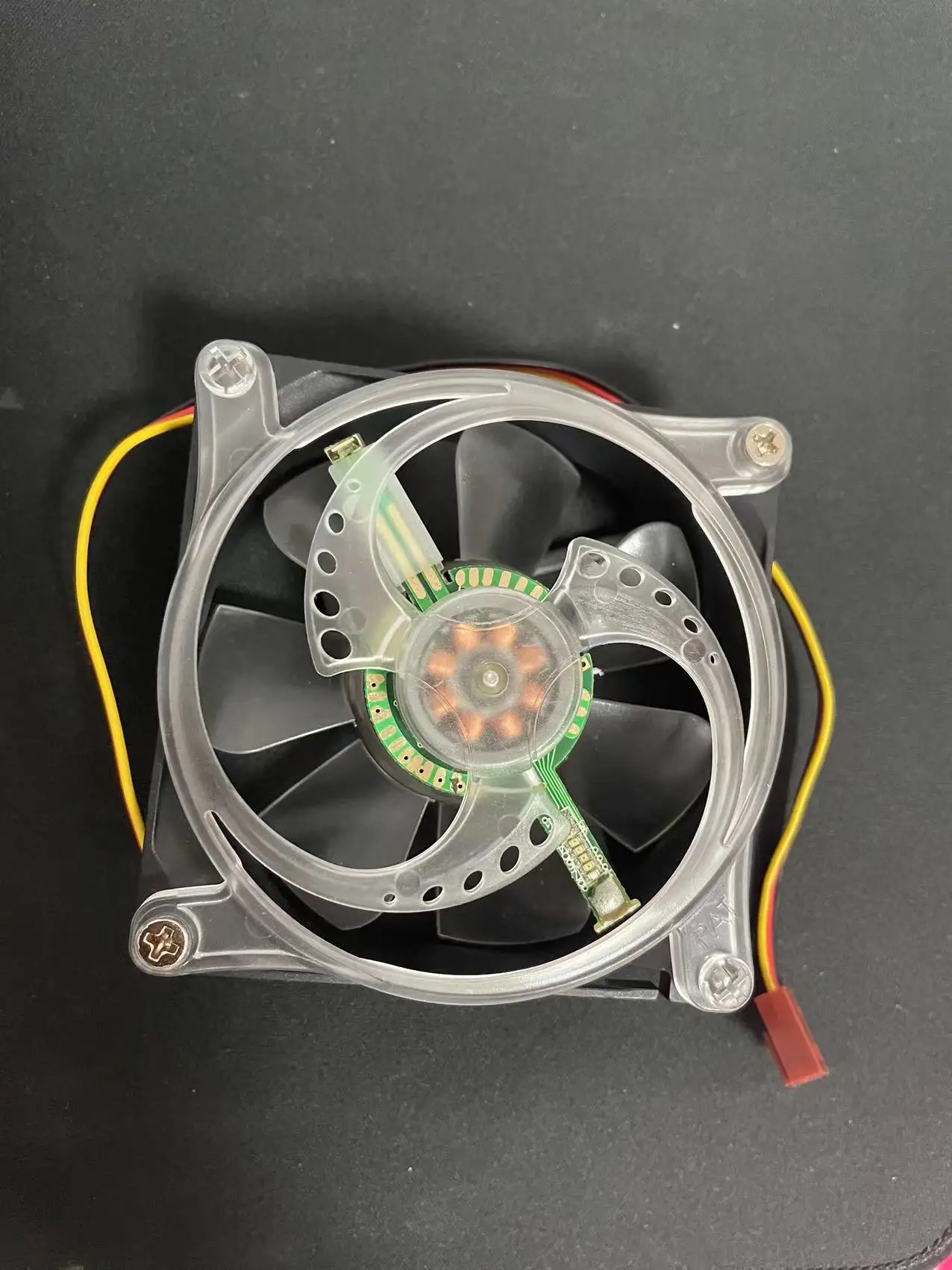 Super flashing dynamic light-emitting LED real-time temperature display fan 12V3.6W 8CM 8040 chassis MOD cooling fan