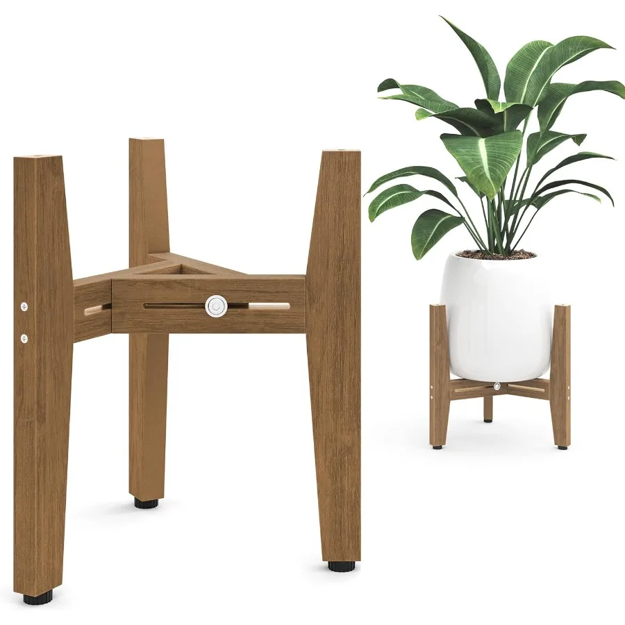 

2 упаковки HDPS Подставка для растений Регулируемая подставка для растений в помещении для горшков 812 дюймов Современный держатель для растений середины века для использования в помещении O