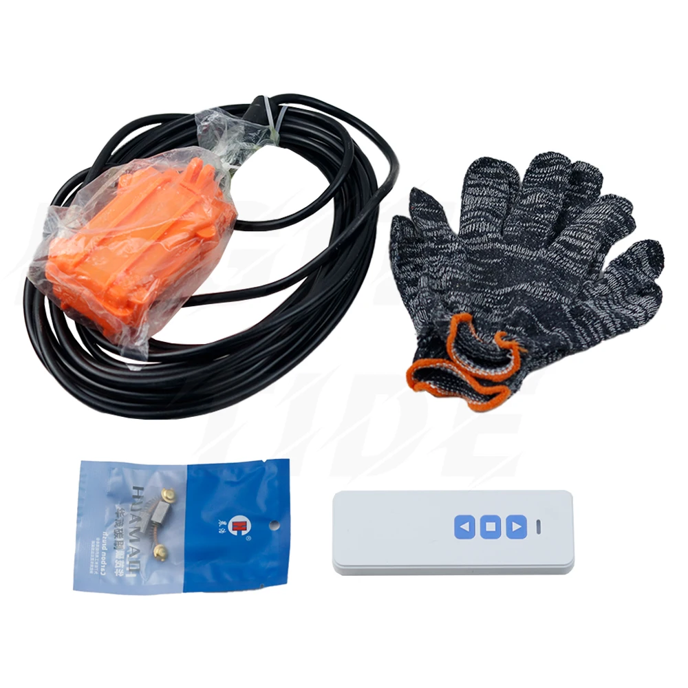 เครื่องกว้านไฟฟ้าแบบพกพา220โวลต์เครื่องกว้านมือบล็อกไฟฟ้ารอกเชือกลากจูง100/200/300/500กิโลกรัม