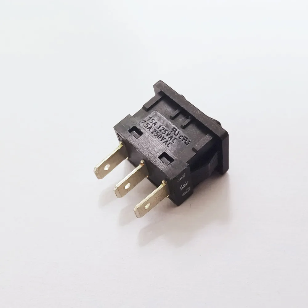 Original new 100% import rocker switch warping switch CRT-1215-Y 3pin 3gear 7.5A 250VAC 15A 125VAC